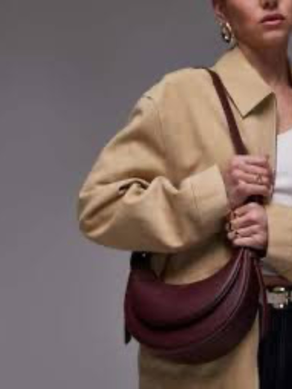 JW Pei Bordeaux red bag purse New without tag